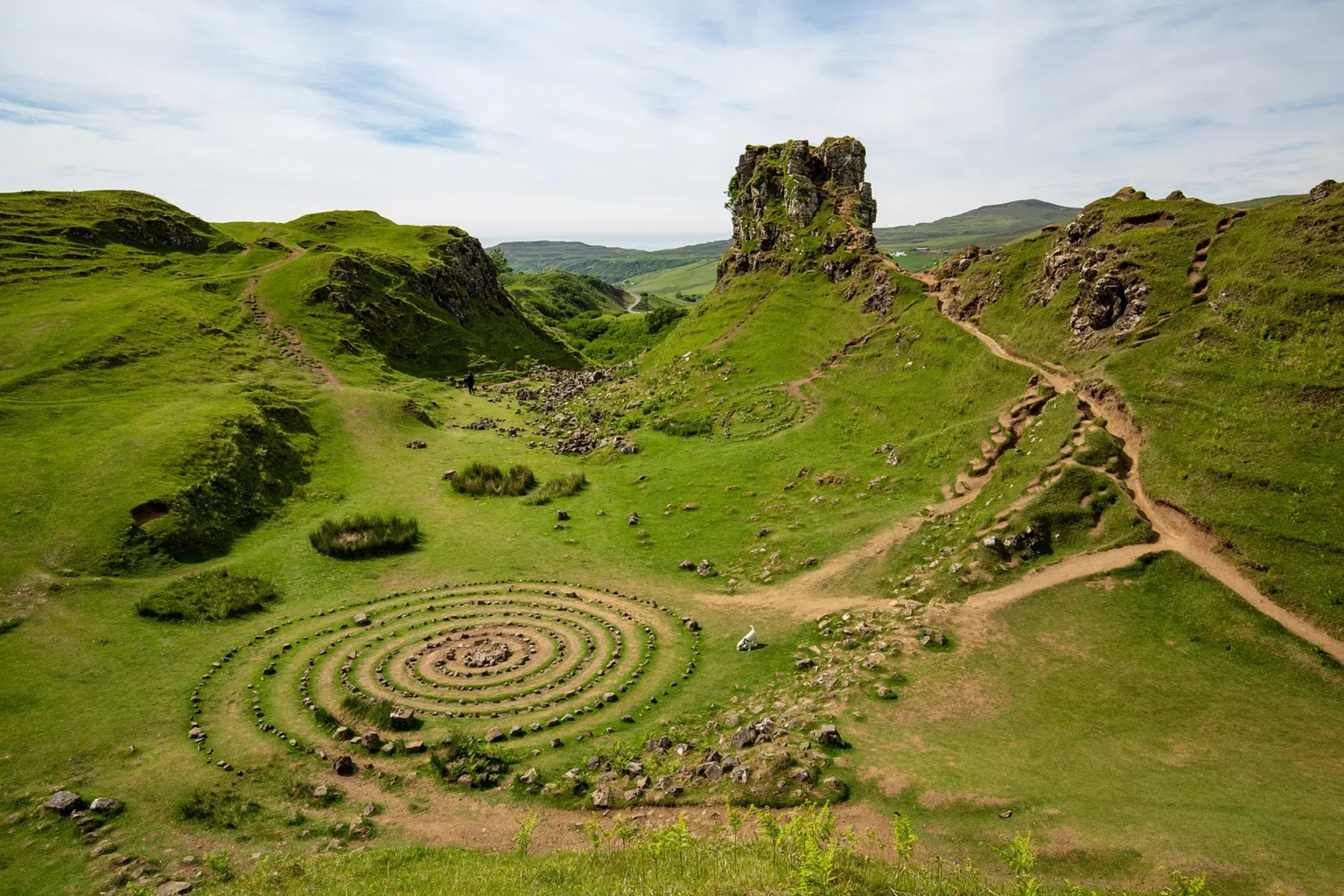 Fairy Glen in the Isle of Skye, Scotland, UK
